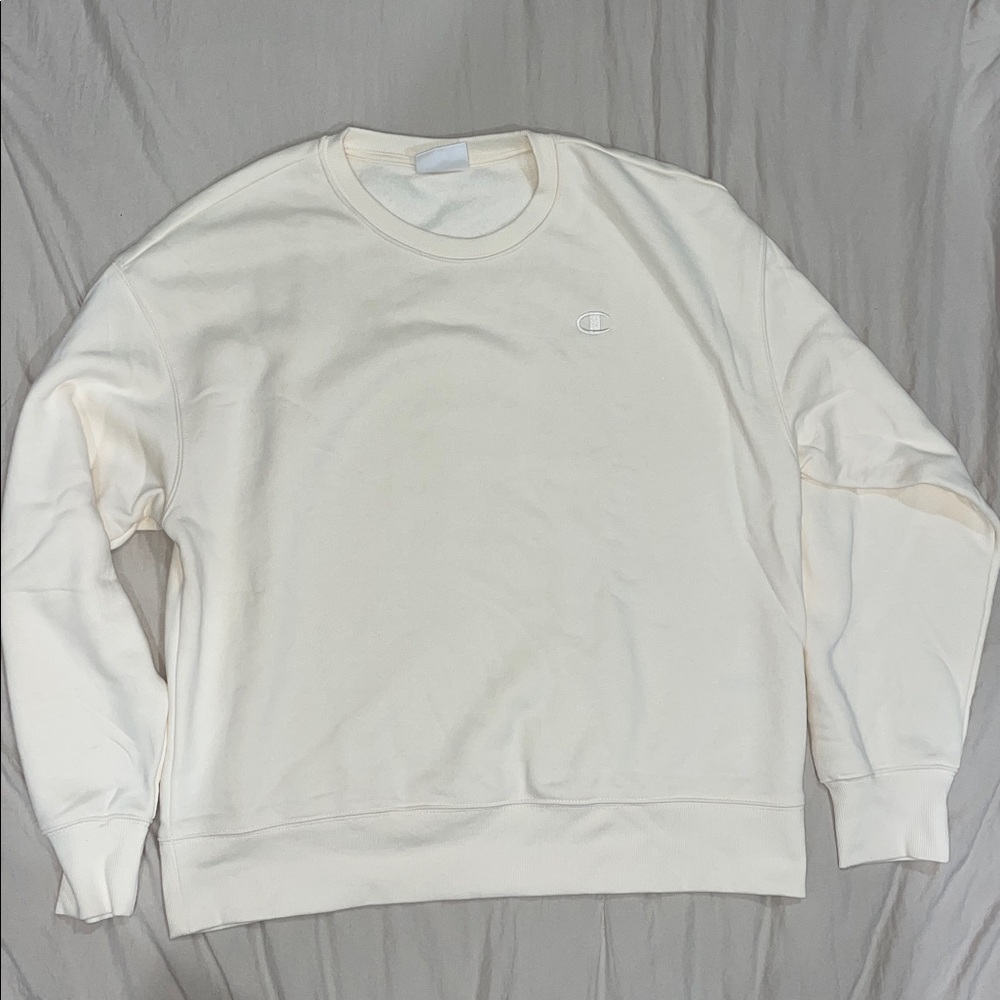Champion Off-White Crewneck Sweatshirt